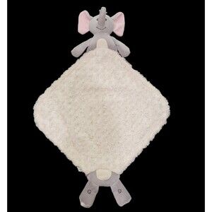 Kinder Keepsakes Elephant Plush Lovey 30" Gray Large Security Baby Blanket 2015